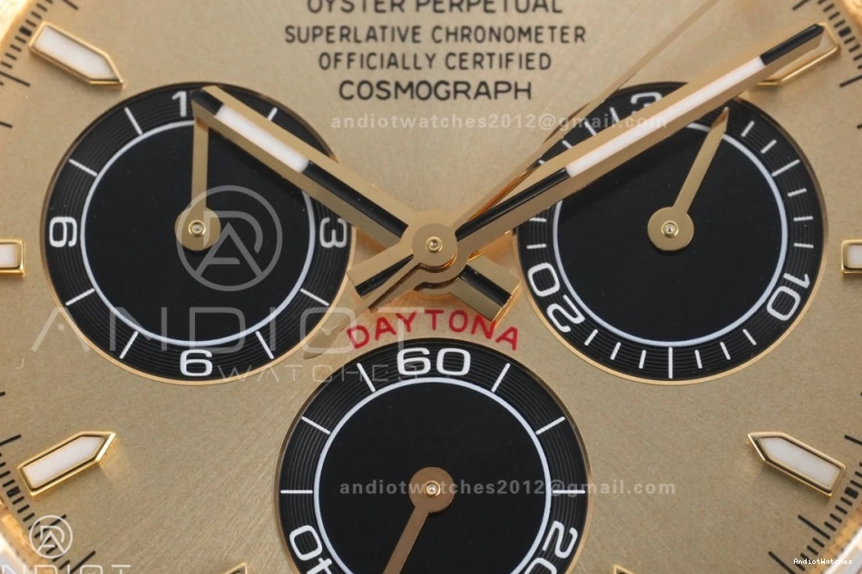 126508 Sub-dial Bracelet Edition On Packable 1:1 Weight 796 Oyster Gain Best DD VSF Black Dial YG Daytona 0730